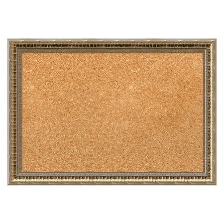 - Amanti Art Fluted Champagne Framed Cork Board