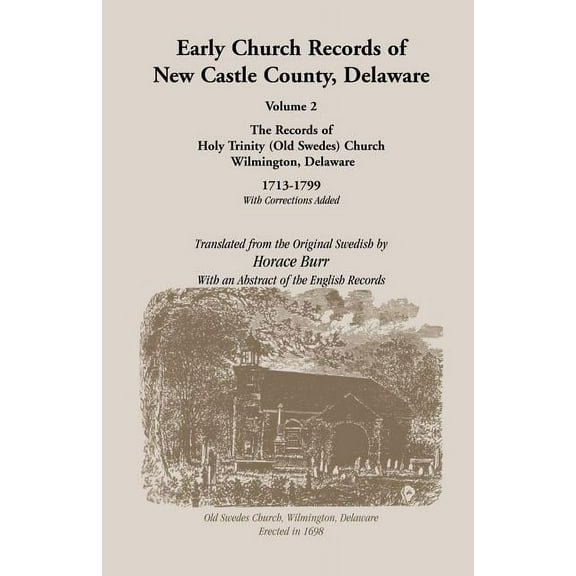 Early Church Records Of New Castle Count