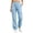 Blue, variant on Lopecy-Sta Pants for Women Jogger Cargo Pants Elastic Drawstring Waist Multi Pockets Relaxed Fit Daily Wear Workout Trousers for All Seasons