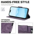 thumbnail image 2 of Allytechgroup for iPhone 11 Pro Wallet Case, [RFID Blocking] Card Holder Kickstand PU Leather Flip Wallet Phone Case Shockproof Protective Cover Compatible with iPhone 11 Pro, Purple, 2 of 6