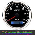 thumbnail image 1 of 85MM GPS Speedometer 30/60/120/200KMH 9-30V 7 Colors Backlight Odometer Speed Gauge Meter GPS Antenna For Motorcycle Accessories ,Wide Applicability, 1 of 4