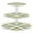 Iconic Green&Beige, variant on Cupcake Dessert Display Holder Tower Decorations For Party Wedding Birthday Anniversary Hearts and Spades