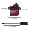 thumbnail image 3 of 4.8-6.0V RC Mini Helicopter Car Boat Ball Bearing Servo Remote Control Airplane Servos Aircraft Toy Repair Replacing Parts 360 Degrees, 3 of 8