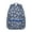 Blue, variant on Floral and Leopard Print School Backpack for Students Durable, Adjustable Strap Students’s Bag with Tropical Flower and Leaves Design for Travel and Outdoor Use