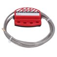 thumbnail image 1 of Lockout Tagout Cable Lock, Steel Cable Lock Simple  4mm BD L11 4  for Prevent Misoperation, 1 of 7