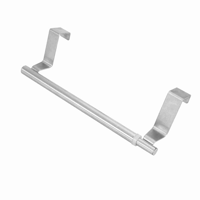 TOALLERO DE BAÑO RECTITIL DE ACERO INOXIDABLE, Estante Colgante para Puerta, Organizador de Dormitorio