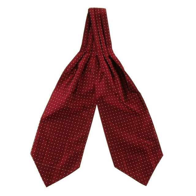 Pañuelo Hombre Zulema Ascot Paisley de Poliéster para Camisa de Hombres de Banqueta rojo Corbatas de corbata para hombres