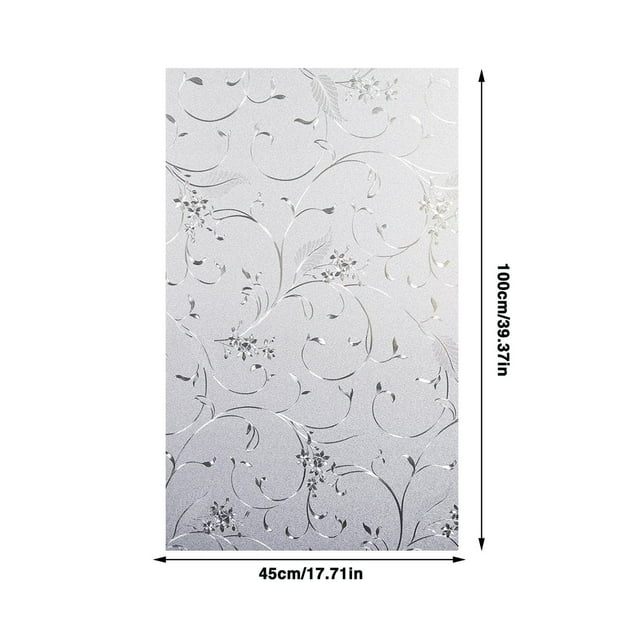 JJKBVCLO Office Light Window Window Privacy One Static Way Glass Transmitting Stickers Glueless Horizontal Home Wall Stickers