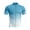 Light Blue, variant on Cycling Jersey Mens Bike Shirt Short Sleeve Gradient Color Series