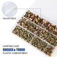 thumbnail image 4 of Kit de tuercas de remache JROUTH 915 piezas SAE UNC de acero al carbono zincado, 4 of 6