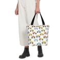 thumbnail image 6 of Kdxio Cartoon Monster Trucks Women Reusable Grocery Bags Foldable Ripstop,Reusable Shopping Bags for Shopping,Gym,Gift, 6 of 7