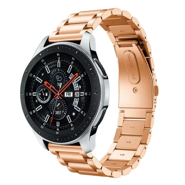Correa De Eslabones Para Samsung Galaxy Watch 46 Mm + Mica