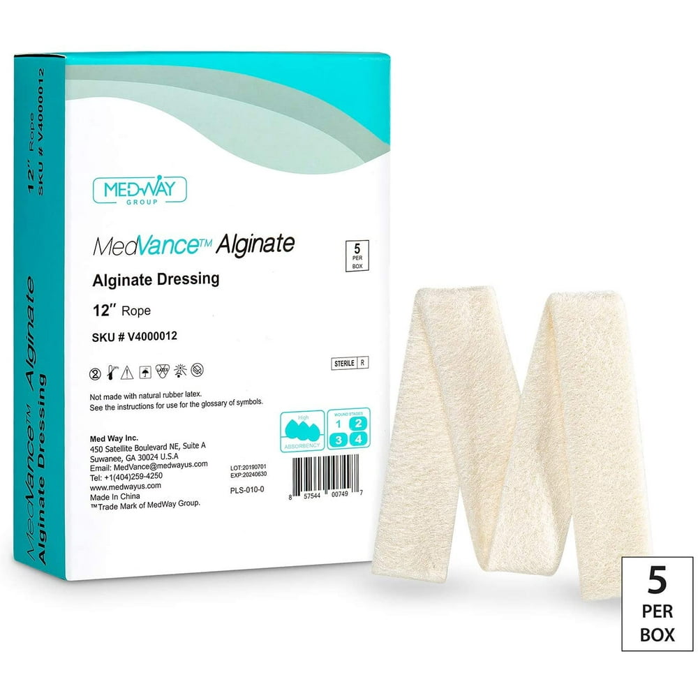 MedVance TM Alginate - Calcium Alginate Dressing, 12