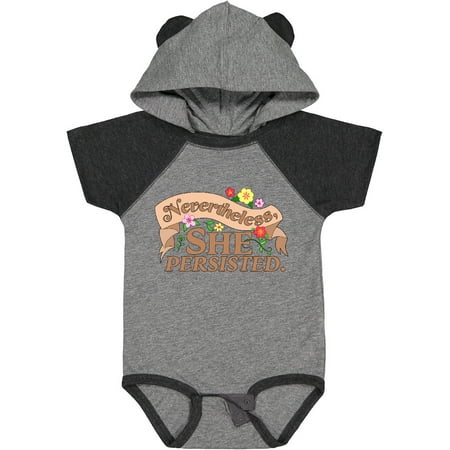 

Inktastic Nevertheless She Persisted Boys or Girls Baby Bodysuit