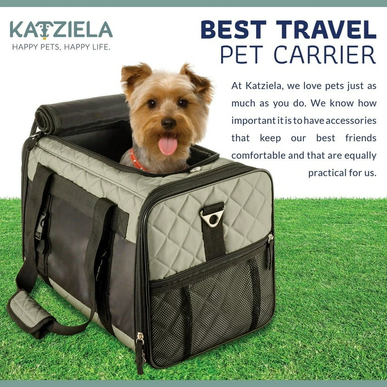 Katziela Quilted Companion Pet Carrier - Comfortable