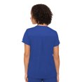 thumbnail image 3 of MED COUTURE Women 4 Pocket Top, Color: Royal, Size: M (7468-ROYL-M), 3 of 5