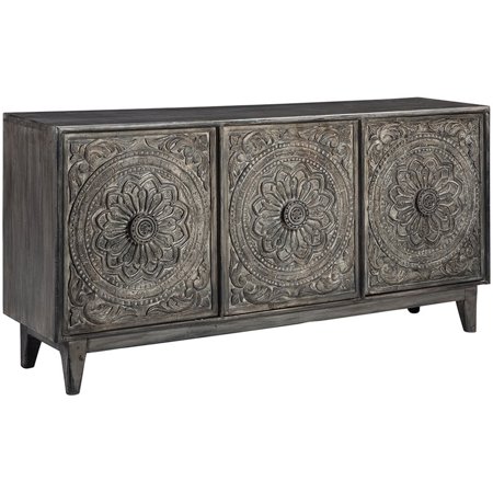 Fair Ridge Console Dark Brown - Signature Design by Ashley