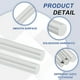 thumbnail image 4 of Uxcell 10pcs 1/8"(3mm) Diámetro 6061 Barras Redondas de Aluminio 16"(406mm) Longitud Barra Sólida de Aluminio para CNC Industrial, Manualidades DIY, Robótica, Plata, 4 of 6