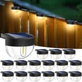 thumbnail image 1 of Luces solares para terraza btfarm, paquete de 16, blanco cálido, IP65, impermeables, 1 of 7