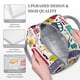 thumbnail image 3 of Balery London Symbols Bolsa de Almuerzo para Mujeres, Caja de Almuerzo, Bolsa de Almuerzo Pequeña Impermeable, Tote de Almuerzo Reutilizable con Gran Capacidad, 3 of 6