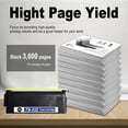 thumbnail image 3 of 1 Pack Black Hige Yield Compatible TN430 TN-430 Toner Cartridge Replacement for Brother DCP-1200 1400 HL-1440 1450 MFC-8300 8500 IntelliFax-4100e 5750e 5750 Printer, 3 of 5