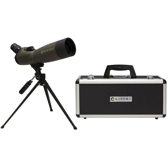 Barska Blackhawk Spotting Scope Waterproof Fogproof with Hard Case, 2.86 lbs, 14.86 in