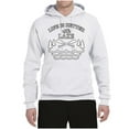 thumbnail image 2 of Wild Bobby, Life Is Better At The Lake, Unisex Graphic Hoodie Sweatshirt, White, Small, 2 of 4