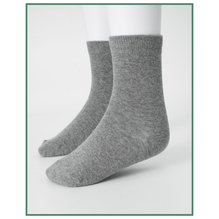 Women's cotton socks Silver White