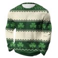 thumbnail image 1 of Camiseta de Día de San Patricio Hombres de Manga Larga Casual Cuello Redondo Tops para Fiesta Festival Viajes de Vacaciones Y Uso Diario Camisetas de Hombre Casual Estilado Verano, 1 of 8