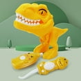 Zenghuiiii cartoon dinosaur children s tools toys play baby little