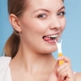 thumbnail image 2 of Set de limpiadores linguales, raspadores de lengua de acero inoxidable, cuidado bucal, 2 of 4