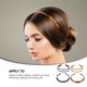 thumbnail image 3 of 4 diademas de plástico con peine para dientes, diadema de doble fila, aros para el cabello, 3 of 6