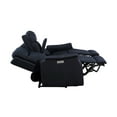 thumbnail image 5 of Steve Silver Valencia Leatherette Dual Power Reclining Loveseat with Console, Ocean Blue, 5 of 9