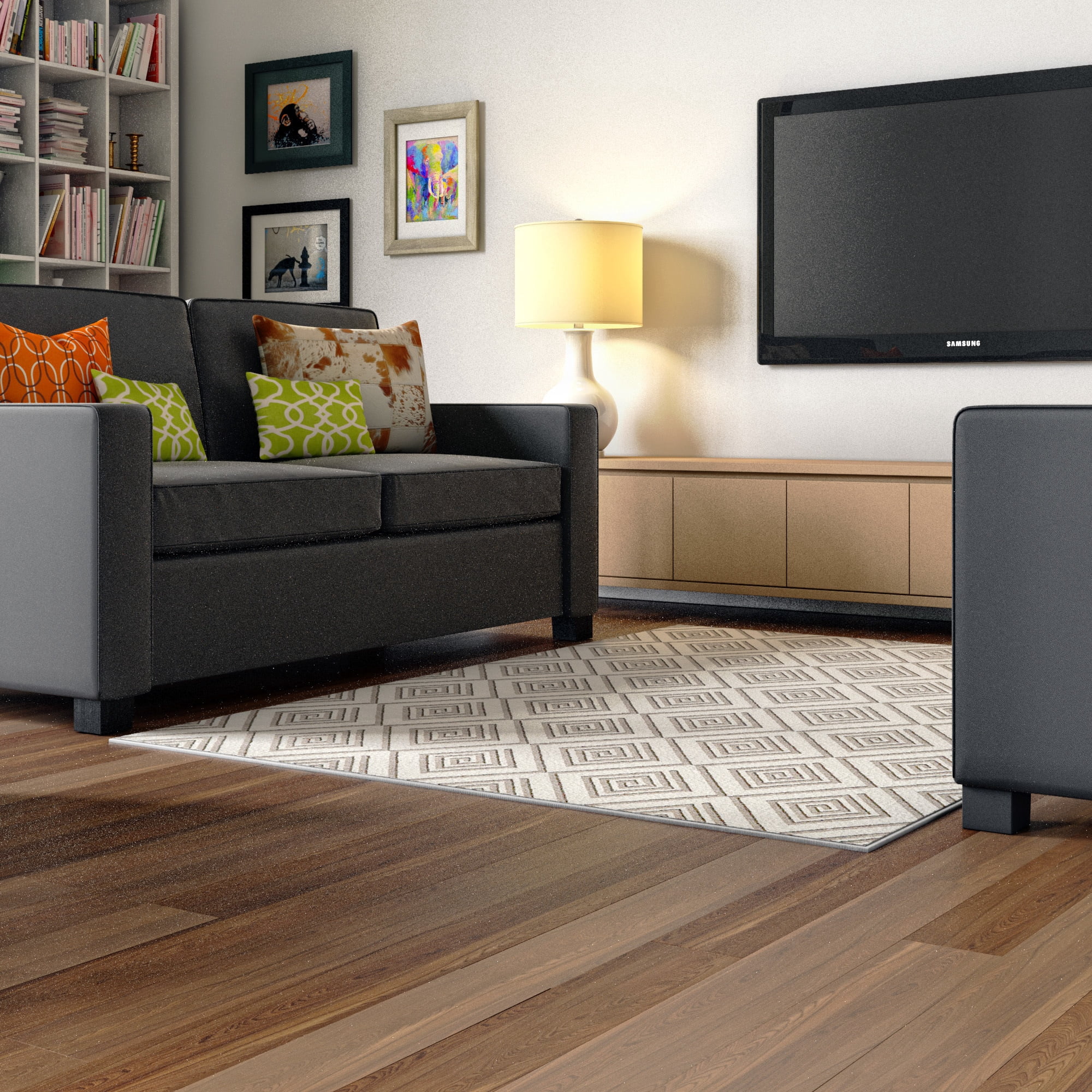 mohawk home taza geometric rug