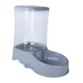thumbnail image 1 of Dispensador de comida para perros y gatos de 3,5 l, comedero automático para cachorros, conejos y perros pequeños. Dispensador de Alimentos Gris, 1 of 9