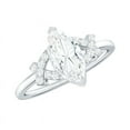 thumbnail image 5 of Empire Jewelry 1.8 Ct Marquise Cut Diamond Rings - 14K White Gold Plated Ring - Swirl Casual Daily Wear Rings for Gifts - Multi Stone Wedding Diamond Rings for Her - Forever Diamond Ring for Women, 5 of 5