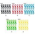 thumbnail image 4 of 10 Pieces Brake Cable Clips MTB Mountain Removable S-Type Rotating Line Clamps Housing Holder Supplies Replacement Parts Yellow, 4 of 8
