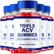 Triple ACV Gummies Active Slimming Formula (5 Pack)