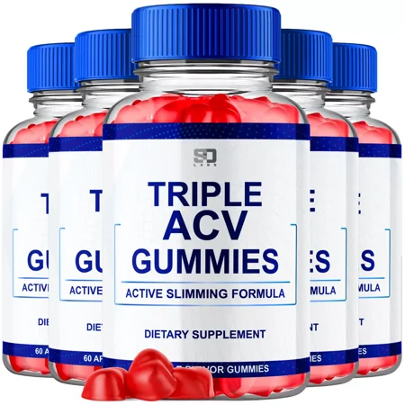 Triple ACV Gummies Active Slimming Formula (5 Pack)