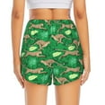 thumbnail image 3 of Picia Leopard Print Pattern Women's 2 in 1 Athletic Running Shorts High Waisted Workout Casual Gym Sweat Shorts with Comfy Liner Zipper Pockets-X-Large, 3 of 9
