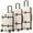 White, variant on BADGLEY MISCHKA Grace 3 Piece Expandable Retro Luggage Set (Retro)