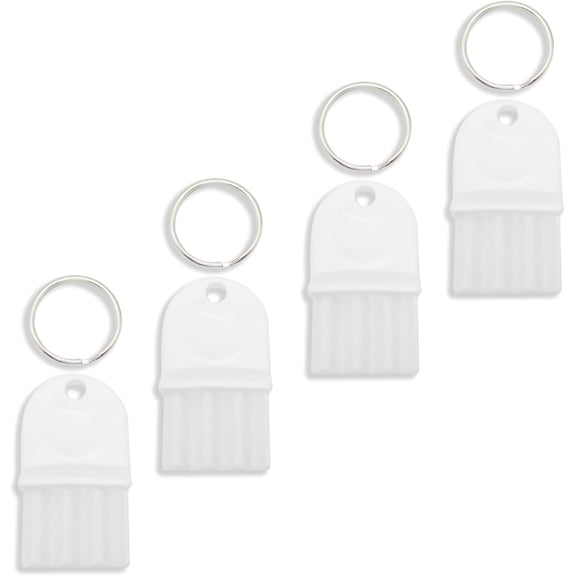Paper Towel Dispenser Key – Universal Waffle Key for Toilet Paper & Towel Dispensers – Compatible with San Jamar and Other Major Brands – 4-Pack Replacement Set