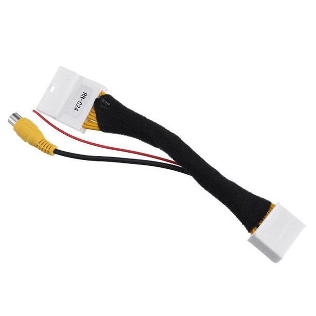 Cable de alimentación de video para cámara de respaldo para Renault: cable AV para conexión inversa de monitor