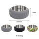 thumbnail image 4 of Plato para perros y gatos Yinane alimentador antideslizante para mascotas recipiente para alimentos GRIS Cuencos para gatos, 4 of 5