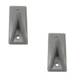 thumbnail image 2 of Ganchos De Pared para Armario GanLuxGray 2 Pzs Mediano 3.5x7.5cm Gris. 3D Art MXXLG-008, 2 of 2