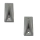 thumbnail image 2 of Ganchos De Pared para Armario GanLuxGray 2 Pzs Mediano 3.5x7.5cm Gris. 3D Art MXXLG-008, 2 of 2