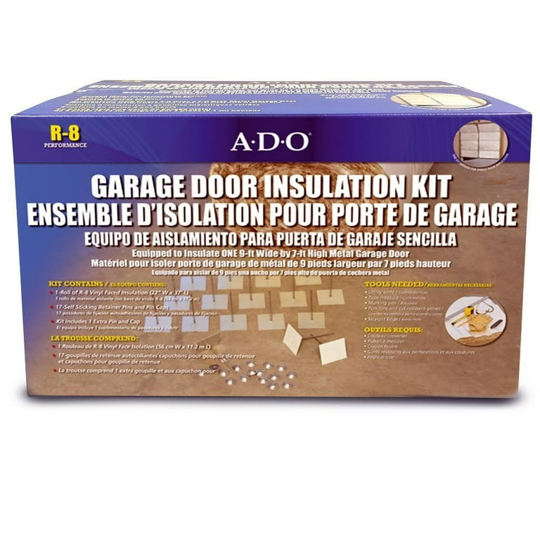 ADO Products Fiberglass Garage Door Insulation Kit ADO Products Fiberglass Garage Door Insulation Kit