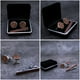 thumbnail image 3 of 1 juego de pinzas resistentes para sujetar corbatas, gemelos y accesorios de tela., 3 of 7