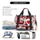 thumbnail image 5 of Easygdp Buffalo Plaid Love And Gnome Bolsa de Gimnasio, Bolsa de Viaje Duffel, Bolsa de Fin de Semana con Compartimentos, Bolsa de Mano para Noche, 5 of 7
