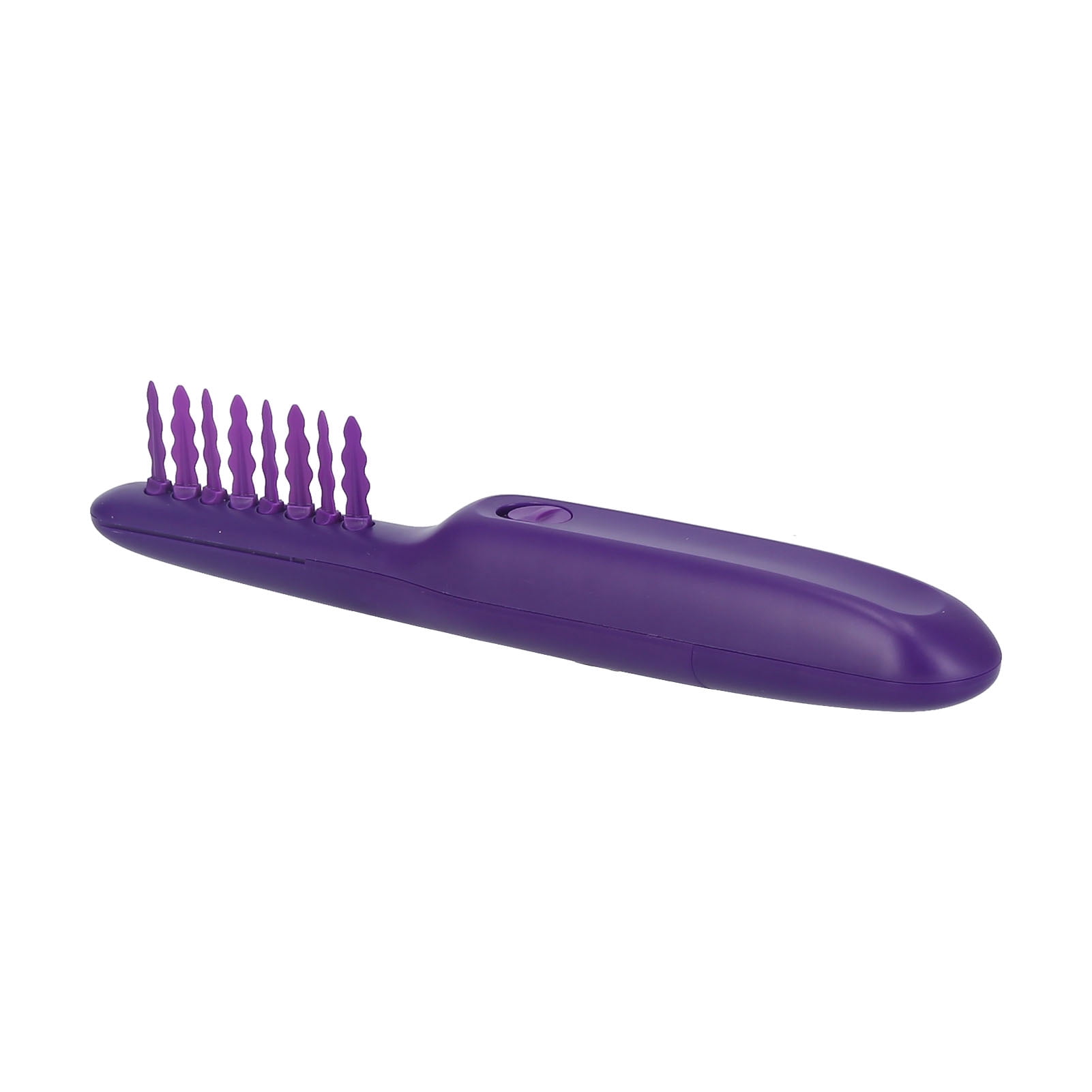 BOKYAN Detangling Brush Purple Anti Knotting Portable Rotatable Wet Dry Dual Use Hair Comb for Home 10.4 inches / 26.5 cm ABS Material No Battery Included